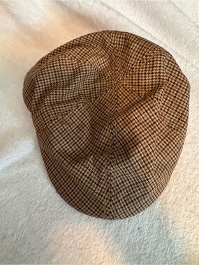 Lids Brown Houndstooth Newsboy Cap